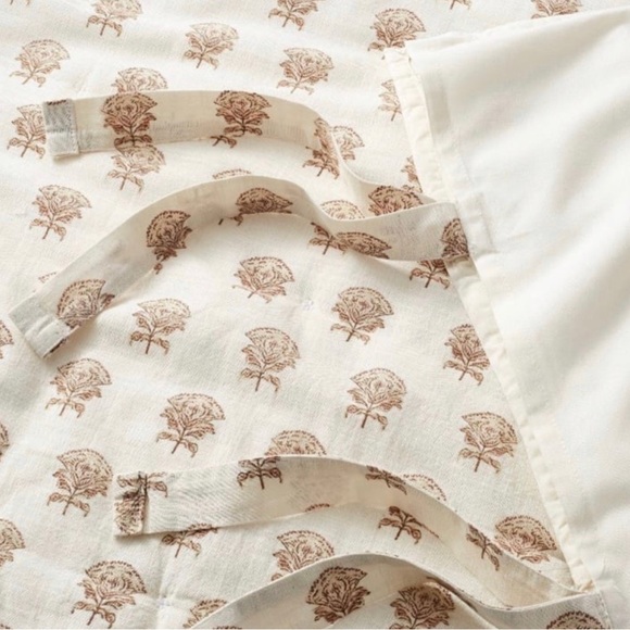 Studio McGee Standard Lofty Cotton Slub Woodblock Print Floral Sham - Threshold - Picture 4 of 5